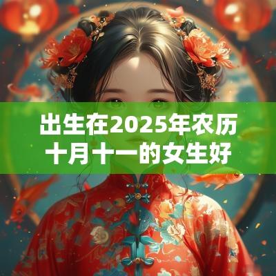出生在2025年农历十月十一的女生好吗?孩子性格好吗? 出生在2025年农历十月十一的女生好吗?孩子性格好吗?