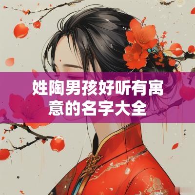 姓陶男孩好听有寓意的名字大全 姓陶男孩好听有寓意的名字大全