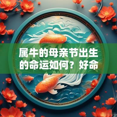 属牛的母亲节出生的命运如何?好命吗? 属牛的母亲节出生的命运如何?好命吗?