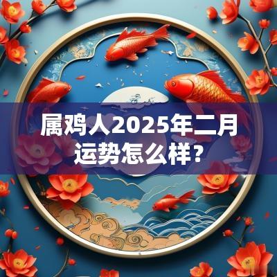 属鸡人2026年二月运势怎么样？