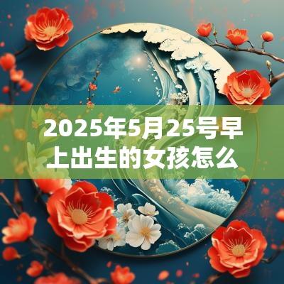2025年5月25号早上出生的女孩怎么样起名字