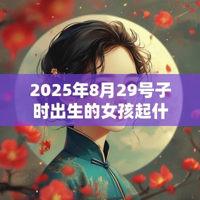 2025年8月29号子时出生的女孩起什么名字好,五行属什么 2025年8月29号子时出生的女孩起什么名字好,五行属什么