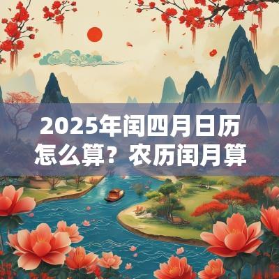 2025年闰四月日历怎么算？农历闰月算法？