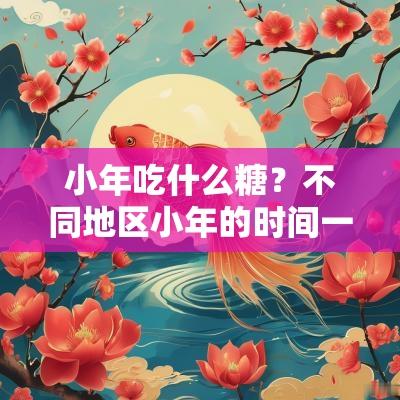 小年吃什么糖？不同地区小年的时间一览！