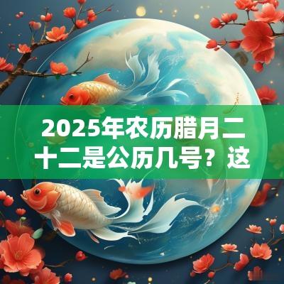 2025年农历腊月二十二是公历几号?这天的黄历如何? 2025年农历腊月二十二是公历几号?这天的黄历如何?