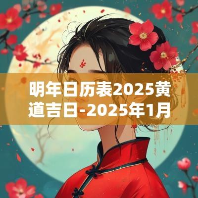 明年日历表2025黄道吉日-2025年1月~12月吉日104天 明年日历表2025黄道吉日-2025年1月~12月吉日104天