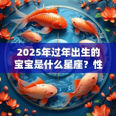 2025年过年出生的宝宝是什么星座？性格有什么特点？