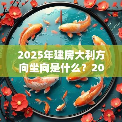 2025年建房大利方向坐向是什么?2025年建房朝什么方向好? 2025年建房大利方向坐向是什么?2025年建房朝什么方向好?