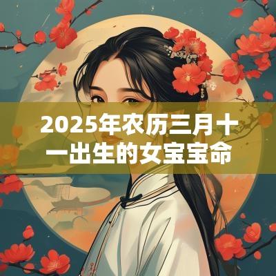 2025年农历三月十一出生的女宝宝命运如何？