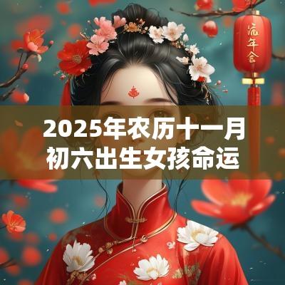 2025年农历十一月初六出生女孩命运分析