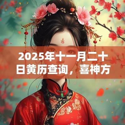 2025年十一月二十日黄历查询,喜神方位在哪? 2025年十一月二十日黄历查询,喜神方位在哪?