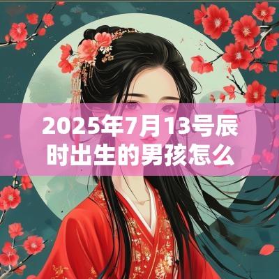 2025年7月13号辰时出生的男孩怎么起名字