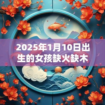 2025年1月10日出生的女孩缺火缺木取什么名字好？