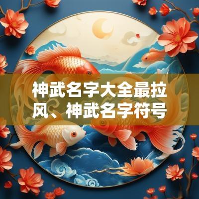 神武名字大全最拉风、神武名字符号格式、两个字神武名字、霸气神武名字