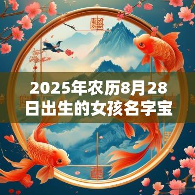 2025年农历8月28日出生的女孩名字宝典简单大方的女孩名字