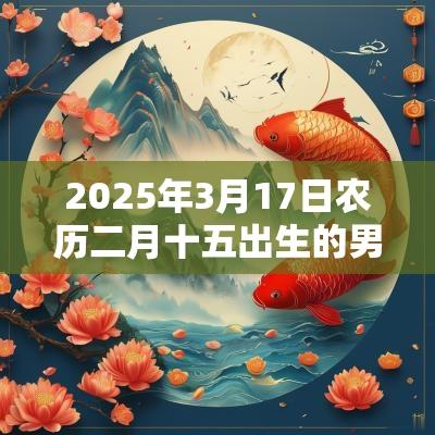 2025年3月17日农历二月十五出生的男孩缺金取名高分名字建议