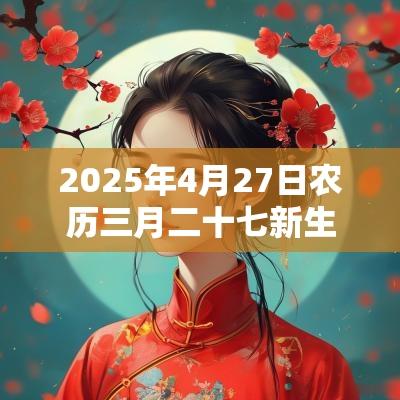 2025年4月27日农历三月二十七新生女孩五行八字解读缺火的起名宜用字