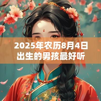 2025年农历8月4日出生的男孩最好听的名字好听的男生名字大全