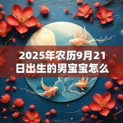 2025年农历9月21日出生的男宝宝怎么取名五行属金的男孩名字合集