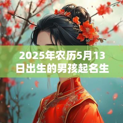 2025年农历5月13日出生的男孩起名生辰八字用生辰八字给男孩取名字