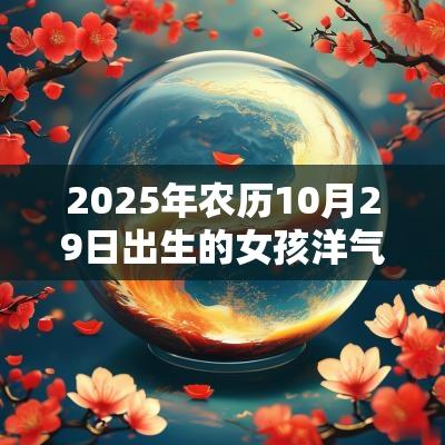 2025年农历10月29日出生的女孩洋气的名字五行缺火宝宝取名