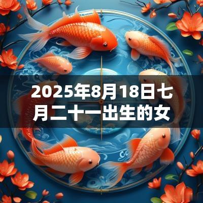 2025年8月18日七月二十一出生的女孩五行属什么属火取名建议 2025年8月18日七月二十一出生的女孩五行属什么属火取名建议