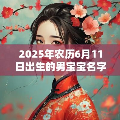 2025年农历6月11日出生的男宝宝名字推荐取名须知的技巧有哪些
