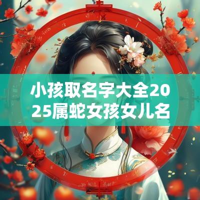 小孩取名字大全2025属蛇女孩女儿名字库有寓意2025蛇宝宝