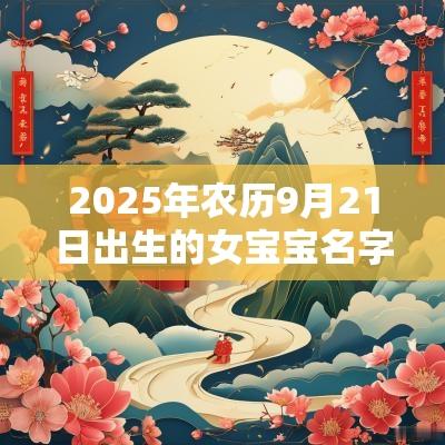2025年农历9月21日出生的女宝宝名字大全有寓意的五行缺火宝宝取名