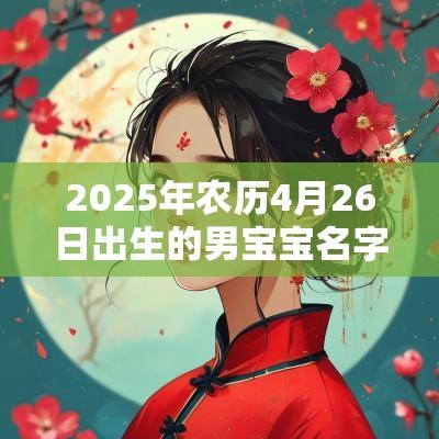 2025年农历4月26日出生的男宝宝名字推荐选择一些时尚现代的字取名
