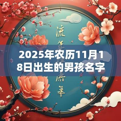 2025年农历11月18日出生的男孩名字推荐男孩满分名字推荐