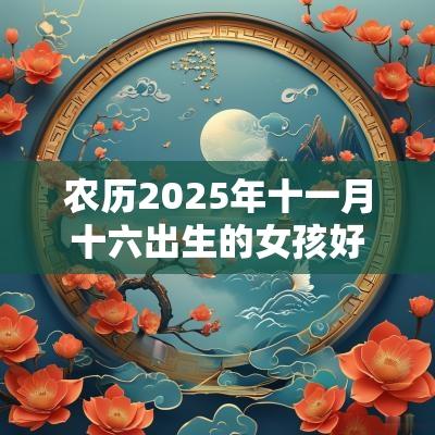 农历2025年十一月十六出生的女孩好不好五行缺木火取名测试打分 农历2025年十一月十六出生的女孩好不好五行缺木火取名测试打分