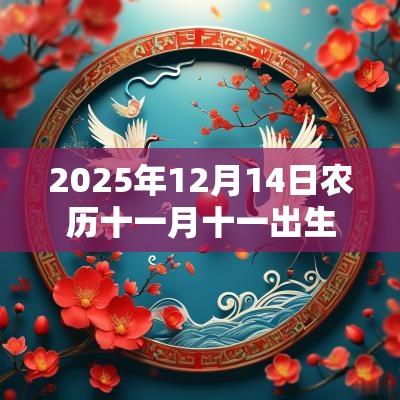 2025年12月14日农历十一月十一出生的女孩五行属什么如何取名促运