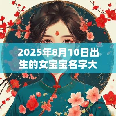 2025年8月10日出生的女宝宝名字大全有寓意的独特个性的女孩名字