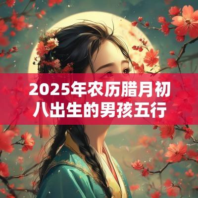2025年农历腊月初八出生的男孩五行取名打分缺金缺土的最佳宜用字
