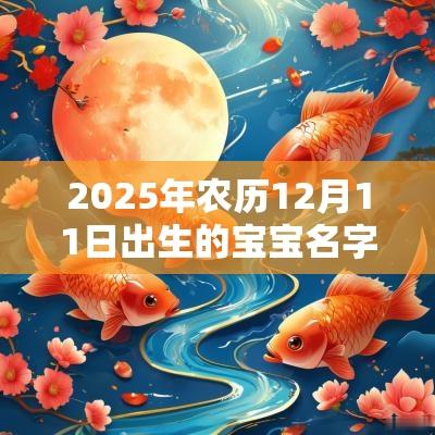 2025年农历12月11日出生的宝宝名字推荐好听可爱的名字合集