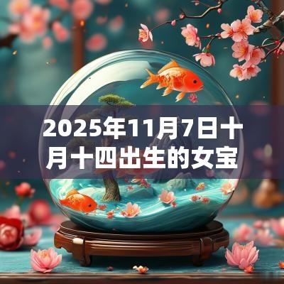2025年11月7日十月十四出生的女宝宝五行查询缺火怎么取名好