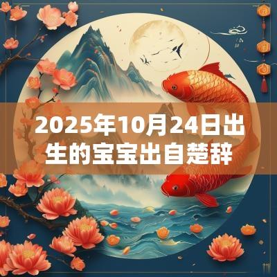 2025年10月24日出生的宝宝出自楚辞的名字有典故的男孩名字大全