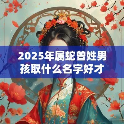 2025年属蛇曾姓男孩取什么名字好才貌双全的男宝宝好名字推荐