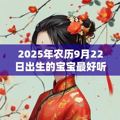2025年农历9月22日出生的宝宝最好听的名字有文采的好名字途径