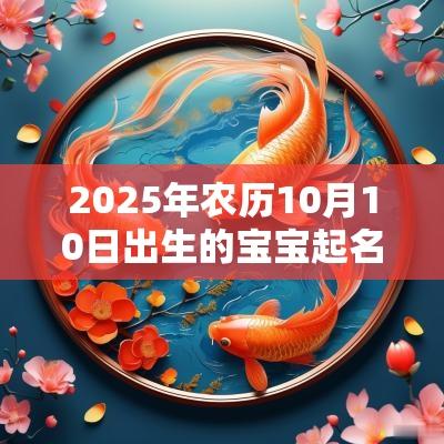 2025年农历10月10日出生的宝宝起名推荐2025宝宝最火名字