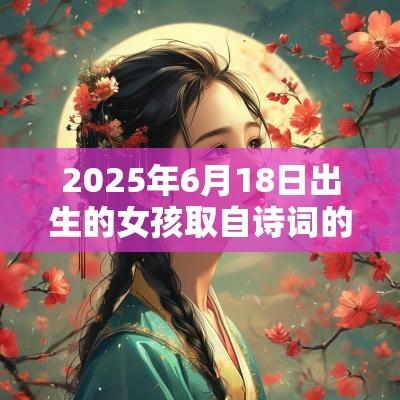 2025年6月18日出生的女孩取自诗词的名字体现文化学识的名字含意