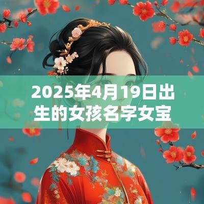 2025年4月19日出生的女孩名字女宝宝如意可爱的好名字分析