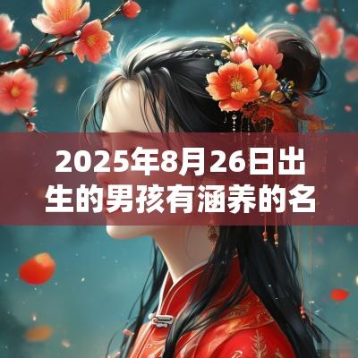 2025年8月26日出生的男孩有涵养的名字最文静典雅的取名精选