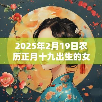 2025年2月19日农历正月十九出生的女宝宝五行取名缺火的最佳宜用字