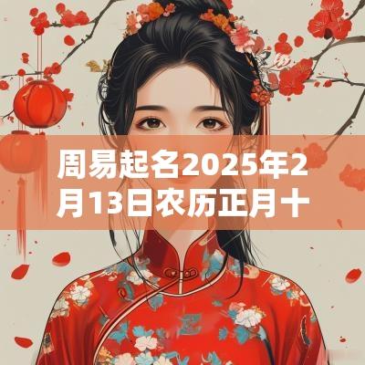 周易起名2025年2月13日农历正月十三出生的女孩缺土取名推荐