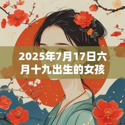 2026年7月17日六月十九出生的女孩子五行八字解读五行不缺的起名