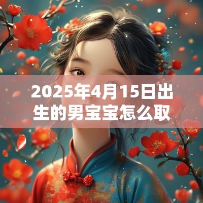2025年4月15日出生的男宝宝怎么取名根据五行给男孩子取名