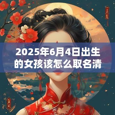 2025年6月4日出生的女孩该怎么取名清新温婉女宝宝名字推荐