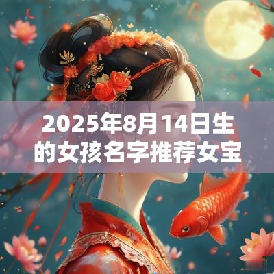 2025年8月14日生的女孩名字推荐女宝宝缺火的名字有哪些